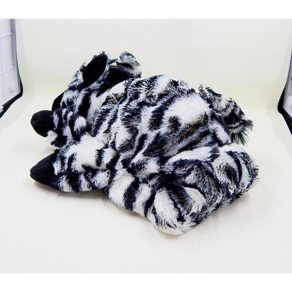 Caltoy Hand Puppet Zebra Plush Stuffed Toy Animal Black White - Picture 7 of 12